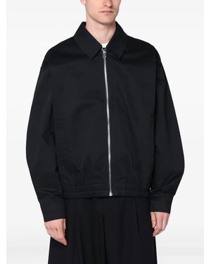 New Amsterdam Zip-Fastening Shirt Jacket - Blue