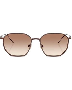 Brunello Cucinelli Sonnenbrille Mit Geometrischem Gestell - Natur
