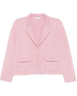 Kangra Giacca Con Revers Classici - Rosa