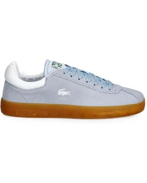 Lacoste Zapatillas Con Logo Bordado Y Suela De Goma - Azul