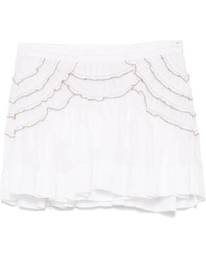 Isabel Marant Ceola Mini Skirt - White