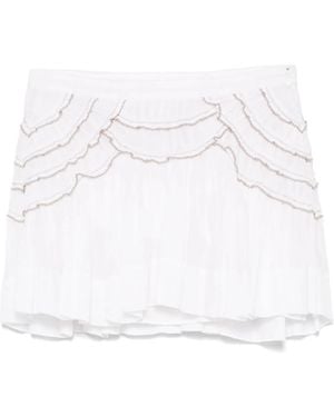 Isabel Marant Ceola Mini Skirt - White