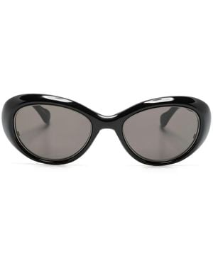 Mr. Leight Selma Zonnebril Met Ovalen Montuur - Grijs