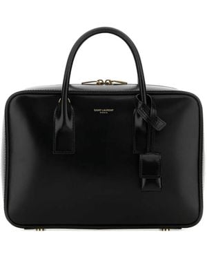Saint Laurent Sac De Jour Bauletto Tote Bag - Schwarz
