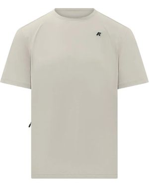 K-Way Sergine Logo-Patch T-Shirt - White