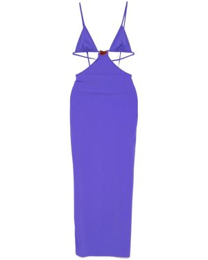 Christopher Esber Lycra Dress - Purple