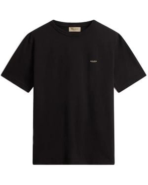 Woolrich Logo-Print T-Shirt - Black