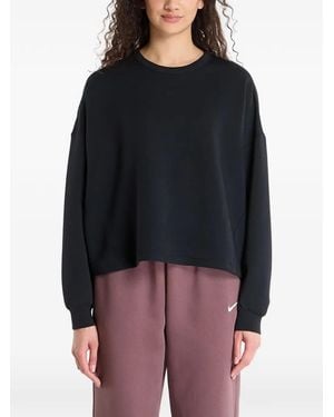 Nike Sudadera Con Cuello Redondo - Negro