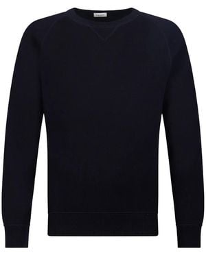 GALLIA Crew Neck Sweater - Blue