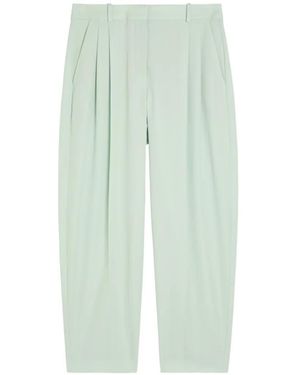 Stella McCartney Pleated Tapered Trousers - Green