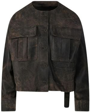 Salvatore Santoro Buttoned Pocket Jacket - Black