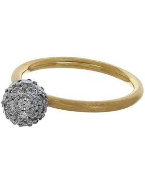 Irene Neuwirth Anillo Gumball En Oro Amarillo De 18 Ct Con Diamante - Metálico