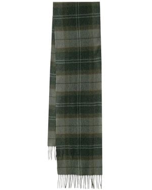Barbour Mineral Schal Mit Schottenkaro - Grün