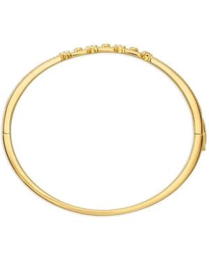 Michael Kors Zirconia Hinged Bracelet - Metallic