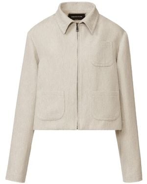 Fabiana Filippi Pocket Zip Jacket - Natural