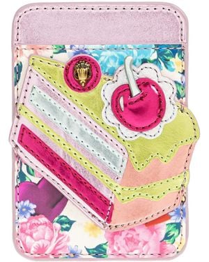 Kurt Geiger Floral Appliqué Sticker - Pink