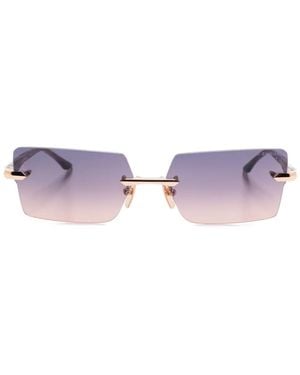 Dita Eyewear Rimless Gradient Lens Sunglasses - Purple