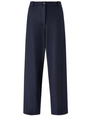 Pinko Logo-Patch Straight-Leg Pants - Blue
