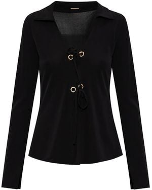 Cult Gaia Polo Sage - Noir