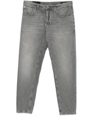 Dondup Vaqueros Con Efecto Desgastado - Gris