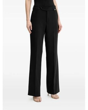 Fracomina Hose mit Gürtelschlaufen - Schwarz