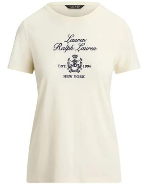 Ralph Lauren Logo-Print T-Shirt - White