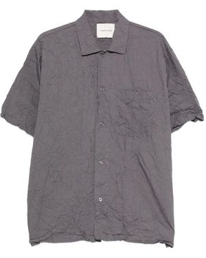 GONGDID DESIGN Crinkled Shirt - Grey