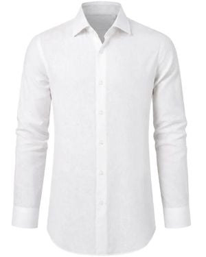 Barba Napoli Long-Sleeve Button-Up Shirt - White