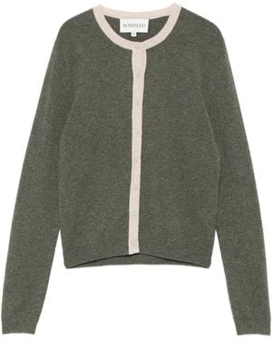 Bompard Cárdigan Con Botones - Verde