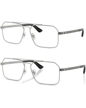 Versace Gafas Con Montura Geométrica - Blanco