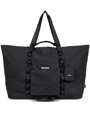 Supreme Shopper Mit Logo-Streifen - Schwarz