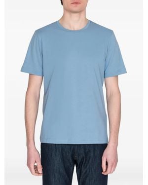 Pal Zileri Crewneck Plain T-Shirt - Blue