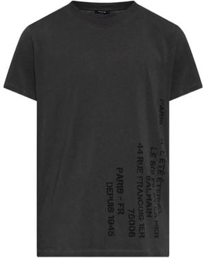 Balmain Logo-Print T-Shirt - Black