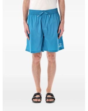Arte' Drawstring-Waist Shorts - Blue