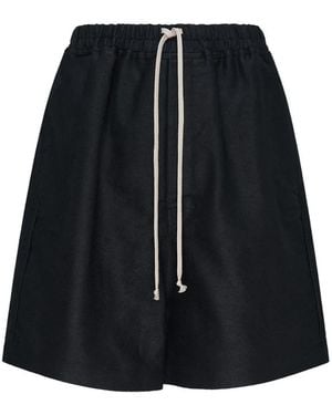 Rick Owens Faun Elasticated Shorts - Black