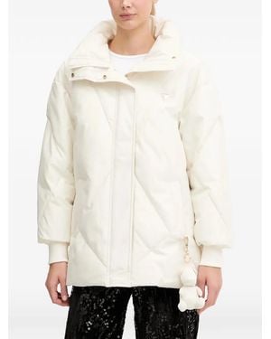 Guess Quilted Puffer Jacket - White