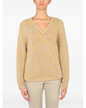 Aspesi V-Neck Sweater - Natural