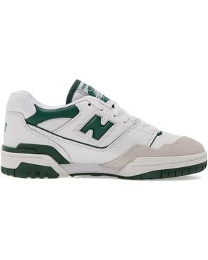 New Balance Bb550 Leather Sneakers - White
