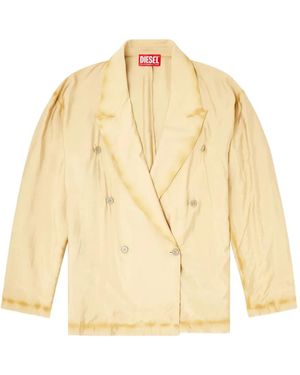 DIESEL J-Keysery Double-Breasted Blazer - Natural