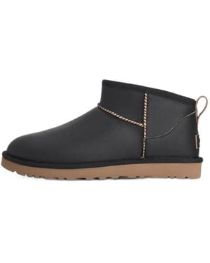 UGG Classic Ultra Mini Contrast Boots - Black