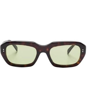 Retrosuperfuture Miles Rectangle-Frame Sunglasses - Brown