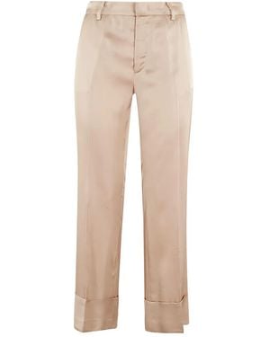 N°21 Pantalones rectos con pinzas - Neutro