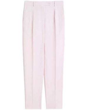 Max Mara Cady Pleated Trousers - Pink