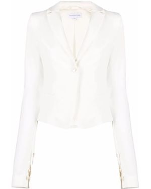 Patrizia Pepe Single-Breasted Blazer - White