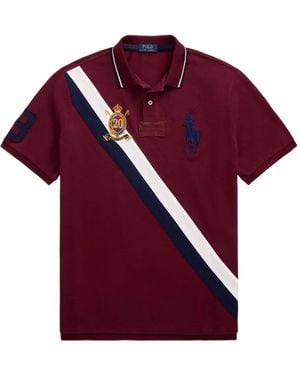Polo Ralph Lauren ストライプ ポロシャツ - レッド