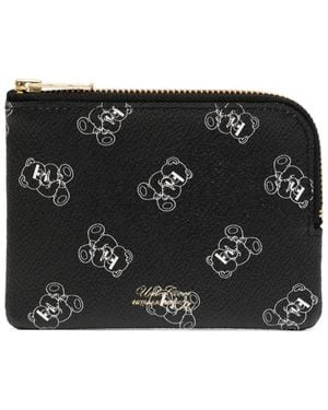 Undercover Graphic-Print Wallet - Black