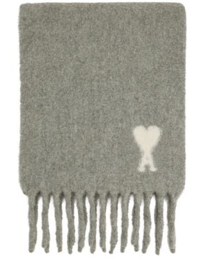 Ami Paris Scarf Cloud Knit - Gray