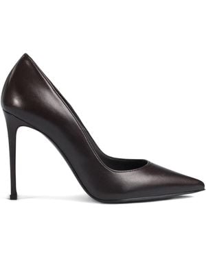 パンプス LE SILLA Black Satin Chanel Amelia Pumps Le Silla Black Satin Chanel Amelia Pumps | italist