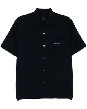 SPORT b. by agnès b. Vocation Short-Sleeved Shirt - Black