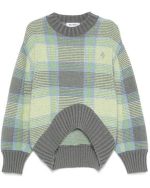 The Attico Jersey A Cuadros - Verde